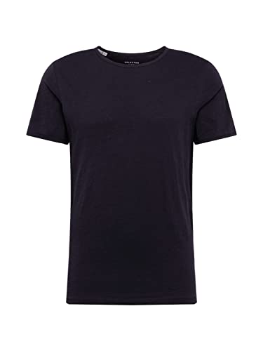 SELECTED HOMME Herren 16071775 T Shirt, Schwarz, XXL EU von SELECTED HOMME