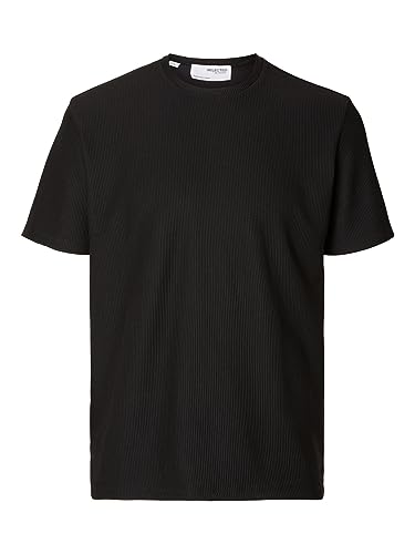 SELECTED HOMME Male T-Shirt Geripptes von SELECTED HOMME