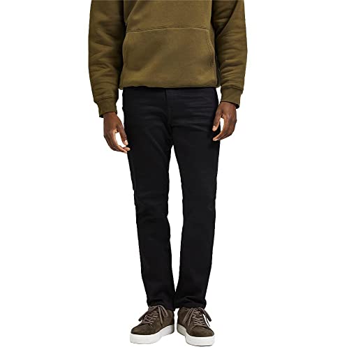 SELECTED HOMME Men's SLH196-STRAIGHTSCOTT 24001 W NOOS Jeanshose, Black Denim, 33/32 von SELECTED HOMME