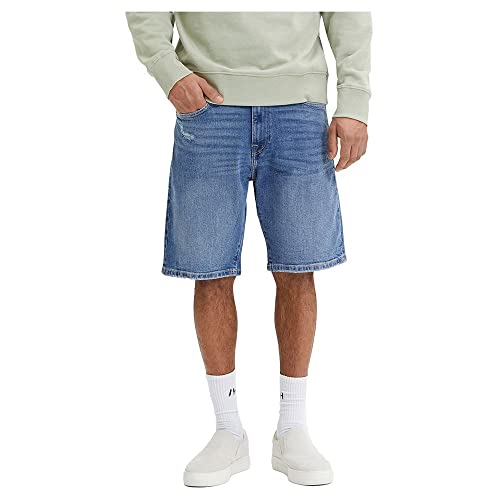 SELECTED HOMME Herren Slhalex 21407 L.b Stretch W Noos Shorts, Light Blue Denim, S EU von SELECTED HOMME