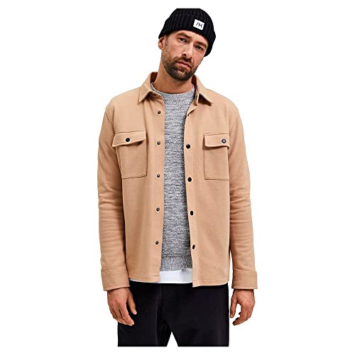 SELECTED HOMME Herren SLHJACKIE Sweat Jacket NOOS 16085115, Incense, S von SELECTED HOMME