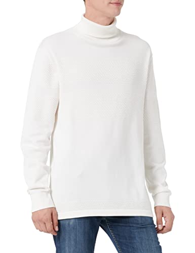SELECTED HOMME Men's SLHMAINE LS Knit ROLL Neck W NOOS Pullover, Egret, XXL von SELECTED HOMME