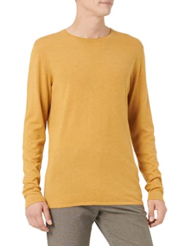 SELECTED HOMME Men's SLHROME LS Knit Crew Neck B NOOS Pullover, Chai Tea/Detail:Melange, XXL von SELECTED HOMME