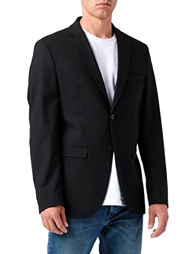 SELECTED HOMME Men's SLHSLIM-Elon BLZ Flex B NOOS Anzugjacke, Black, 54 von SELECTED HOMME