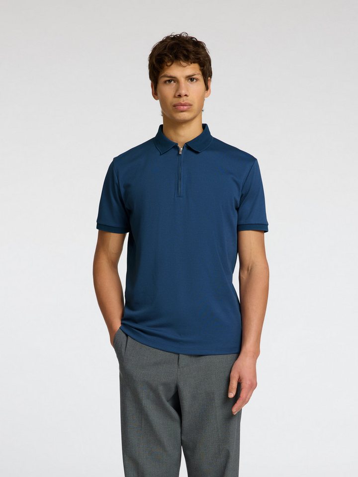 Selected Poloshirt SLHFAVE ZIP SS POLO NOOS von Selected