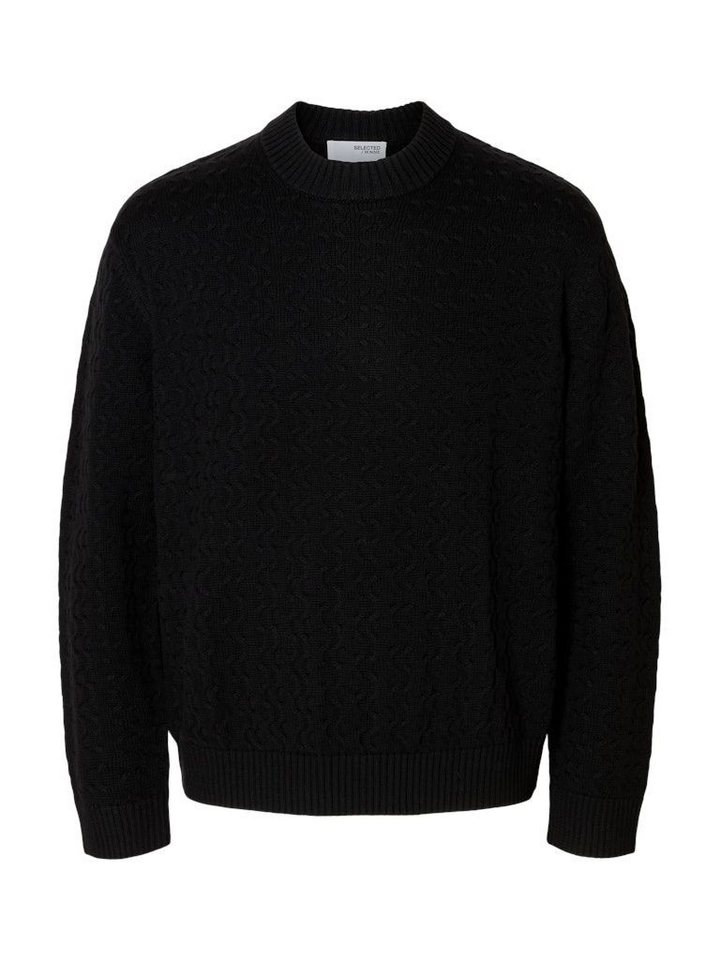 SELECTED HOMME Rundhalspullover SLHPHILIP LS KNIT RELAXED CREW NECK von SELECTED HOMME