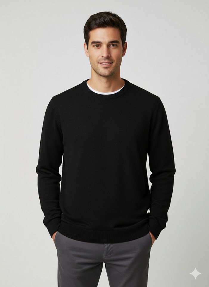 Selected Rundhalspullover SLHZREG-KRIS KNIT LS CREW NECK D von Selected