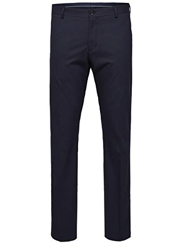 SELECTED HOMME SLHSLIM-MYLOLOGAN Navy Trouser B NOOS von SELECTED HOMME