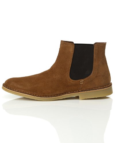 SELECTED HOMME Sel Leon Chelsea Boot H 16037305, Herren Chelsea Boots, Braun (Sand), EU 41 von SELECTED HOMME