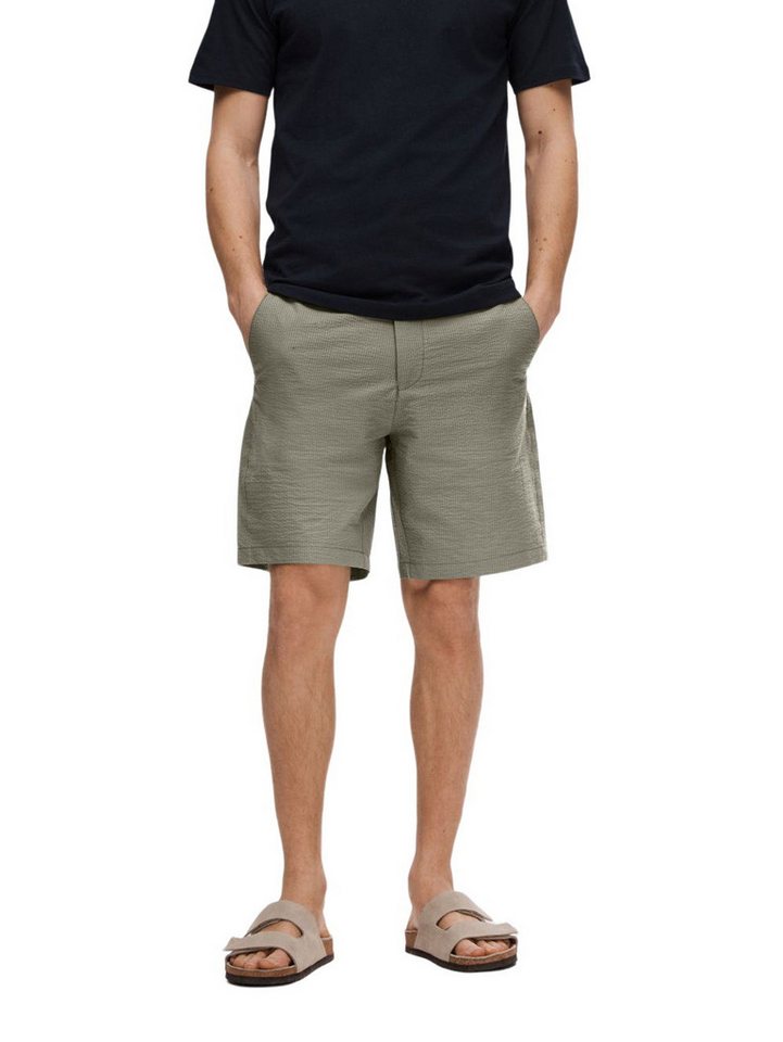 SELECTED HOMME Chinoshorts SLHREGULAR-KARL SEERSUCKER SHORTS mit Stretch von SELECTED HOMME