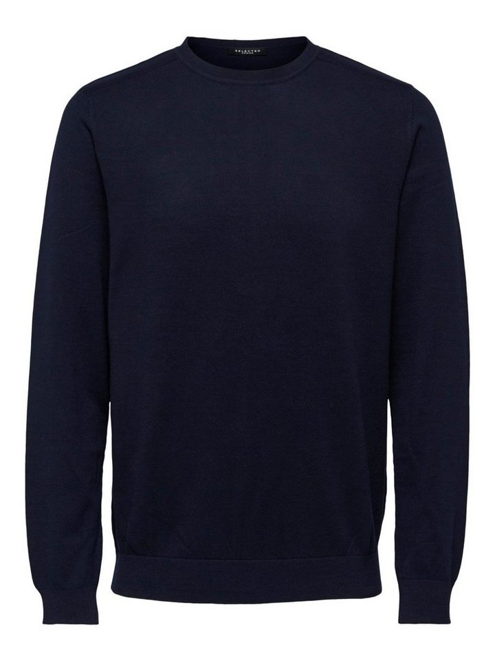 SELECTED HOMME Strickpullover SLHBERG CREW NECK B aus 100% Baumwolle von SELECTED HOMME