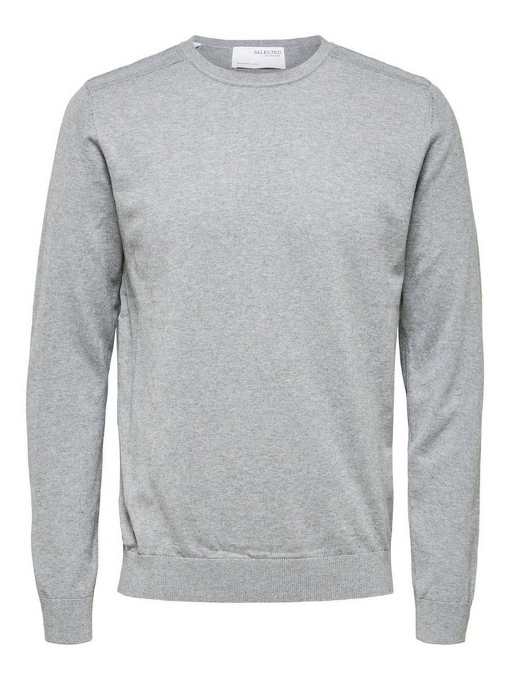 SELECTED HOMME Strickpullover SLHBERG CREW NECK B aus 100% Baumwolle von SELECTED HOMME