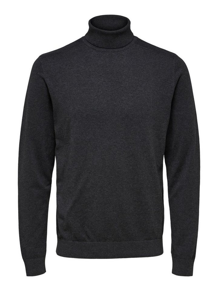 SELECTED HOMME Strickpullover SLHBERG ROLL NECK mit 100% Baumwolle von SELECTED HOMME