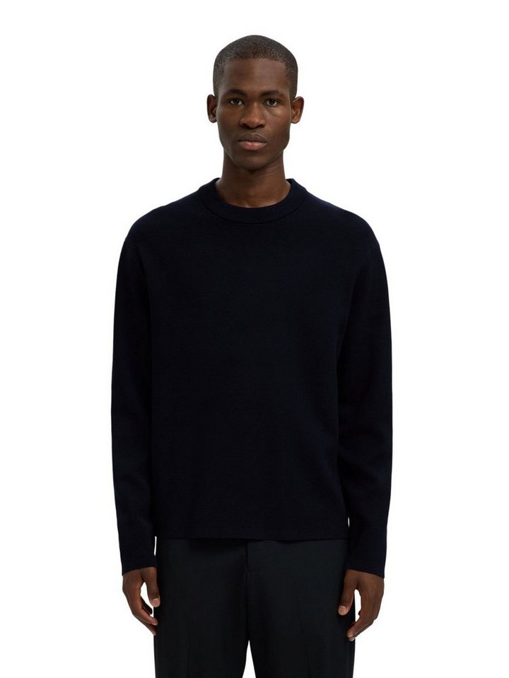 SELECTED HOMME Strickpullover SLHTELLER FN RELAXED CREW NECK aus Viskosemix von SELECTED HOMME