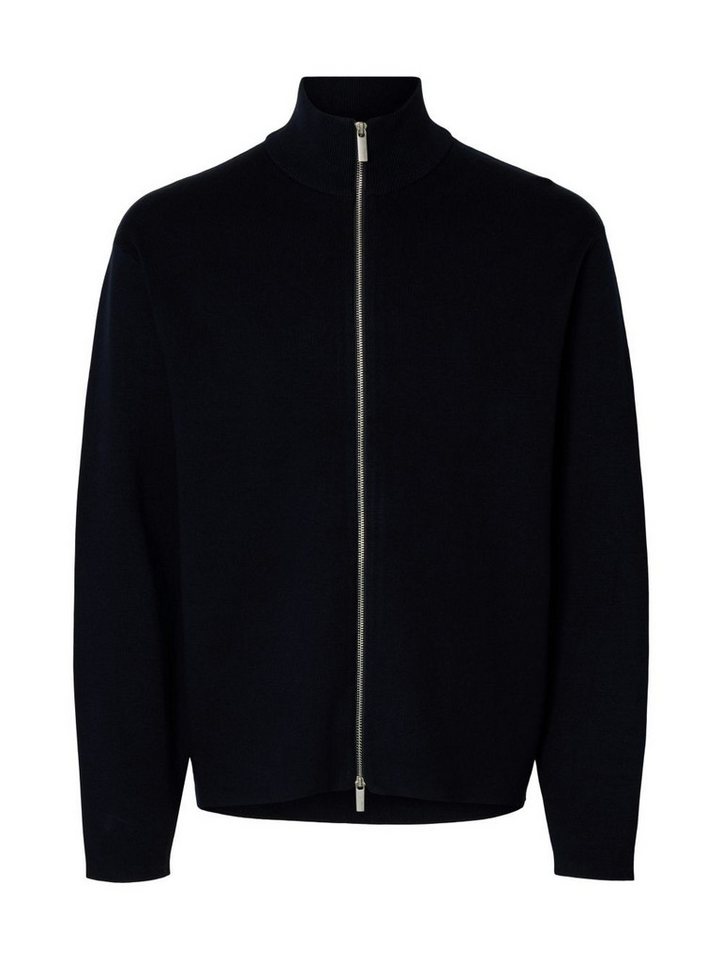 SELECTED HOMME Strickpullover SLHTELLER FN RELAXED ZIP CARDIGAN aus Viskosemix von SELECTED HOMME