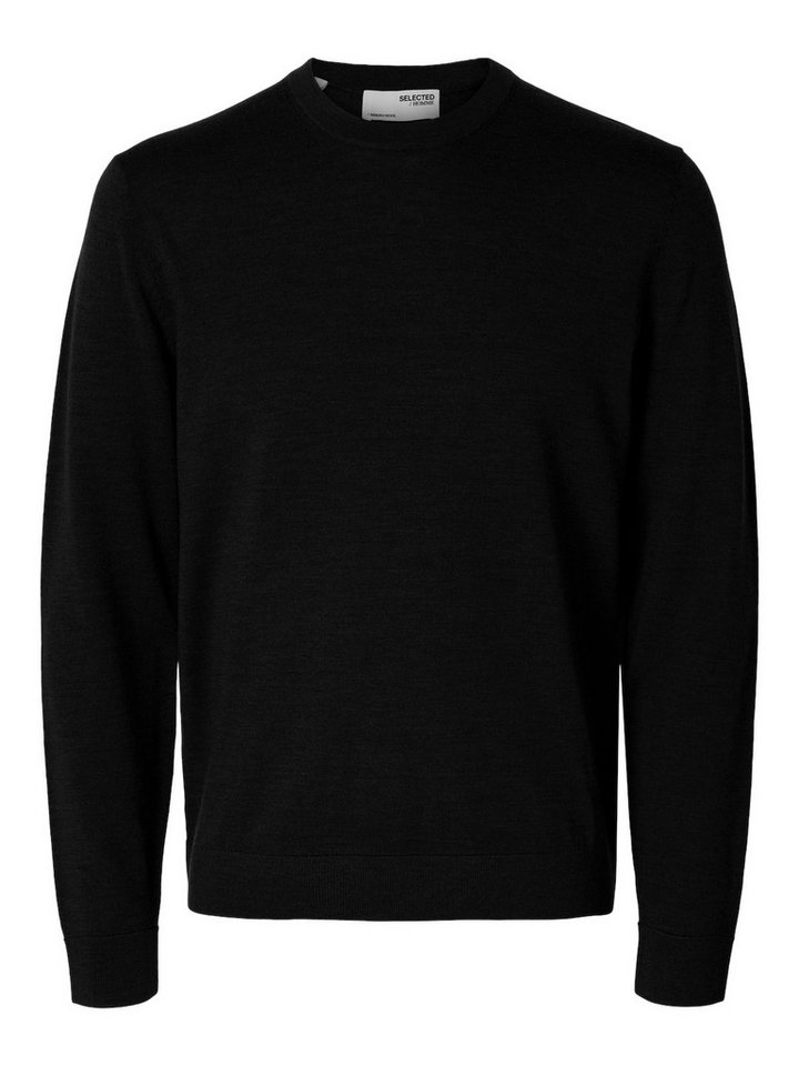 SELECTED HOMME Strickpullover SLHTRAY LS KNIT MERINO CREW NECK NO von SELECTED HOMME