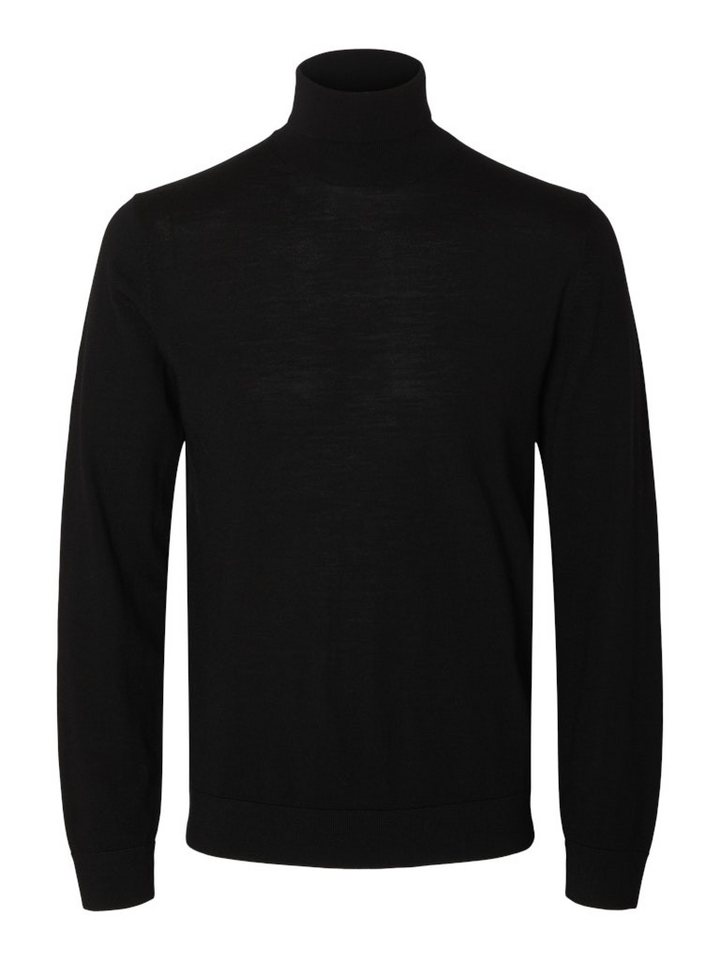 SELECTED HOMME Strickpullover SLHTRAY LS KNIT MERINO ROLL NECK NO von SELECTED HOMME
