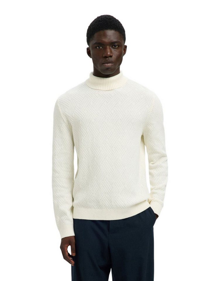SELECTED HOMME Strickpullover SLHTREVOR LS KNIT STRUCTURE ROLL NECK aus Baumwolle SELECTED HOMME Strickpullover SLHTREVOR LS KNIT STRUCTURE ROLL NECK aus Baumwolle von SELECTED HOMME
