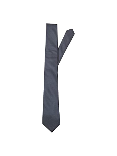 SELECTED HOMME Herren SLHNEW Plain TIE 7CM NOOS B Krawatte, Blau (Dark Sapphire Dark Sapphire), One Size von SELECTED HOMME