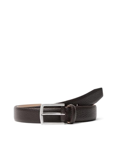 SELETED HOMME Gürtel SLHCARL Classic Grained Leather Belt NOO, Chocolate Torte, 90 von SELETED HOMME