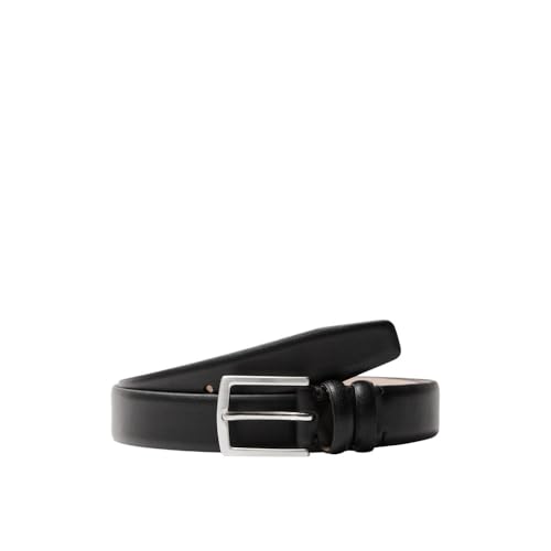 SELETED HOMME Gürtel SLHCARL Classic Leather Belt NOOS, Black, 110 von SELETED HOMME