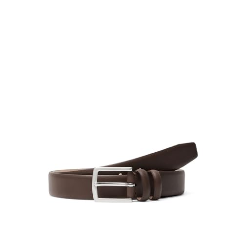 SELETED HOMME Gürtel SLHCARL Classic Leather Belt NOOS, Brownie, 110 von SELETED HOMME