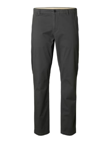 SELETED HOMME Herren SLH175-SLIM Bill Pant Flex NOOS Hose, Asphalt, 32 W/34 L von SELETED HOMME