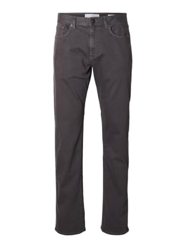 SELETED HOMME Herren SLH196-STRAIGHTSCOTT 3431 Colored NOOS Jeans, Asphalt, 28 von SELETED HOMME