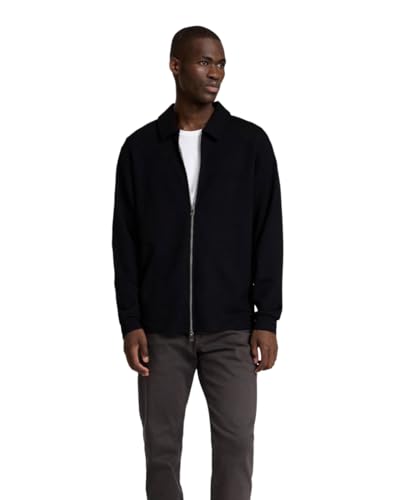 SELETED HOMME Herren SLHEMANUEL Soft Full Zip Sweat NOOS Swetahsirt-Jacke, Black, S von SELECTED HOMME