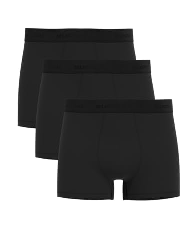 SELETED HOMME Herren SLHLIAM 3-Pack Trunk NOOS Boxershorts, Black/Detail:WB3-BLACK, M (3er Pack) von SELETED HOMME