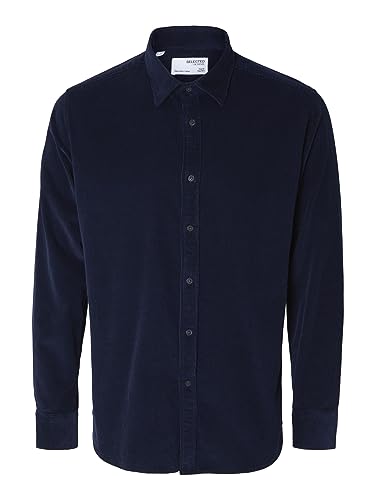 Selected Regowen-cord Long Sleeve Shirt 2XL von SELECTED HOMME