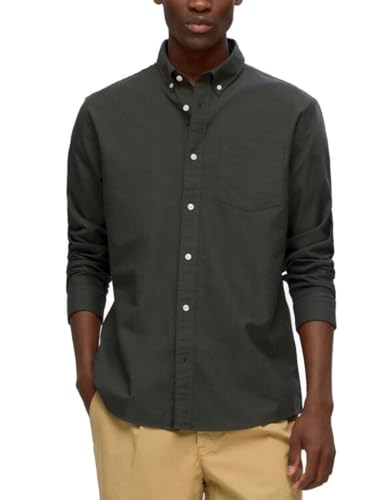 SELETED HOMME Herren SLHREGRICK-OX Shirt LS NOOS Hemd, Rosin/Detail:Mixed Forest Night, L von SELETED HOMME
