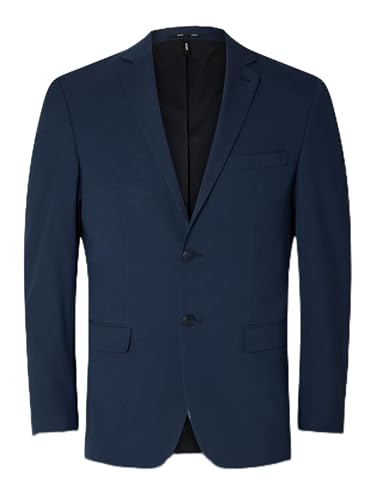 SELETED HOMME Herren SLHSLIM-Liam BLZ Flex NOOS Sakko, Blue Depths, 48 von SELETED HOMME