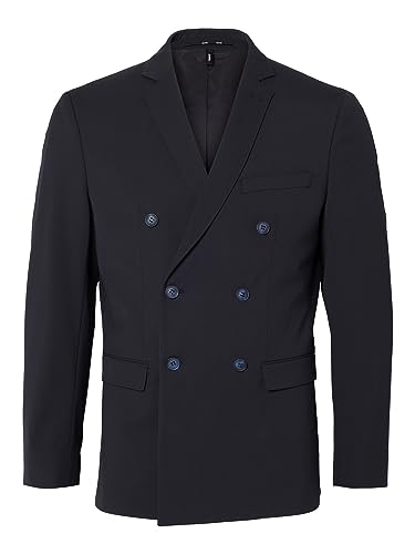 SELETED HOMME Herren SLHSLIM-Liam DB BLZ Flex B NOOS Sakko, Navy Blazer, 60 von SELECTED HOMME