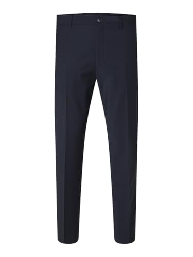 SELETED HOMME Herren SLHSLIM-THEO TRS FLEX NOOS Anzughose, Black, 48 von SELECTED HOMME