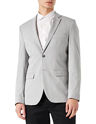 SELETED HOMME Men's SLHSLIM-Liam BLZ Flex B NOOS Blazer, Light Grey Melange, 52 von SELETED HOMME