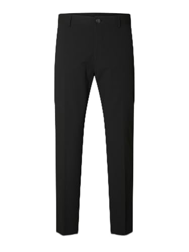SELETED HOMME Men's SLHSLIM-Liam TRS Flex B NOOS Hose, Black, 42 von SELECTED HOMME