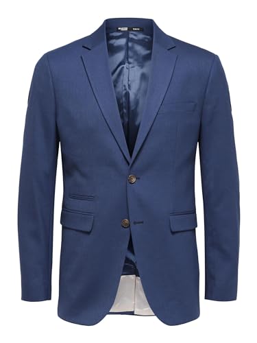 SELETED HOMME Men's SLHSLIM-Neil BLZ B NOOS Sakko, Blue Depths, 46 von SELETED HOMME