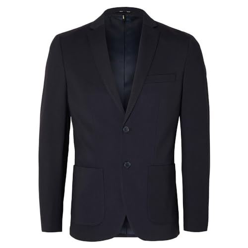 SELETED HOMME Herren SLHSLIM-Delon Jersey BLZ Flex NOOS, Navy Blazer, 48 SELETED HOMME Herren SLHSLIM-Delon Jersey BLZ Flex NOOS, Navy Blazer, 48 von SELECTED HOMME