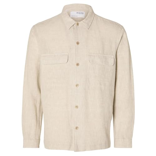 SELETED HOMME Slhmads-Linen Overshirt Ls Noos SELETED HOMME Slhmads-Linen Overshirt Ls Noos von SELETED HOMME