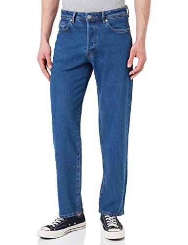 Selected Homme Herren SLHLOOSE-Kobe 22304 M ST JNS W NOOS Jeans, Medium Blue Denim, 33/32 von SELECTED HOMME