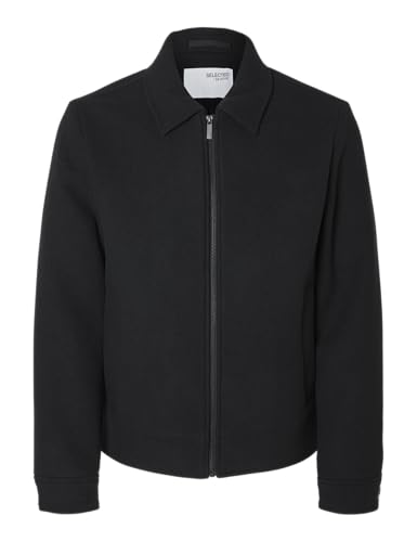 Selected Homme Herren Slhnew Filip JKT Noos Jacke, Black, x_l von Selected Homme