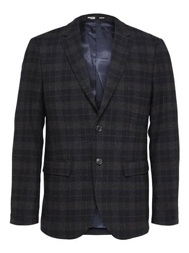 Selected Homme Male Einreihiger Blazer Karierte von SELECTED HOMME