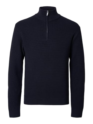 Selected Homme Male Half-Zip Pullover Texturierter von SELECTED HOMME