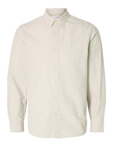 Slhslimnew-Linen Shirt Ls Noos von SELECTED HOMME