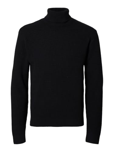 Selected Homme Male Rollkragenpullover Texturierter von SELECTED HOMME