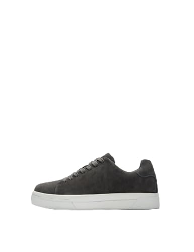 SELECTED MEN Herren Slhdavid Chunky Suede Sneaker 2.0 Noos, Dark Grey, 40 EU von SELECTED MEN