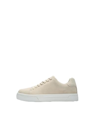 SELECTED MEN Herren Slhdavid Chunky Suede Sneaker 2.0 Noos, White, 42 EU von SELECTED MEN