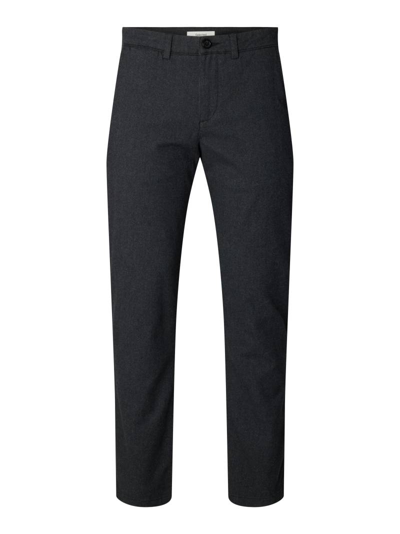 SELECTED MEN - SLH175-SLIM MILES BRUSHED PANT W NOOS dark grey - Gr. - 29/32 von SELECTED MEN