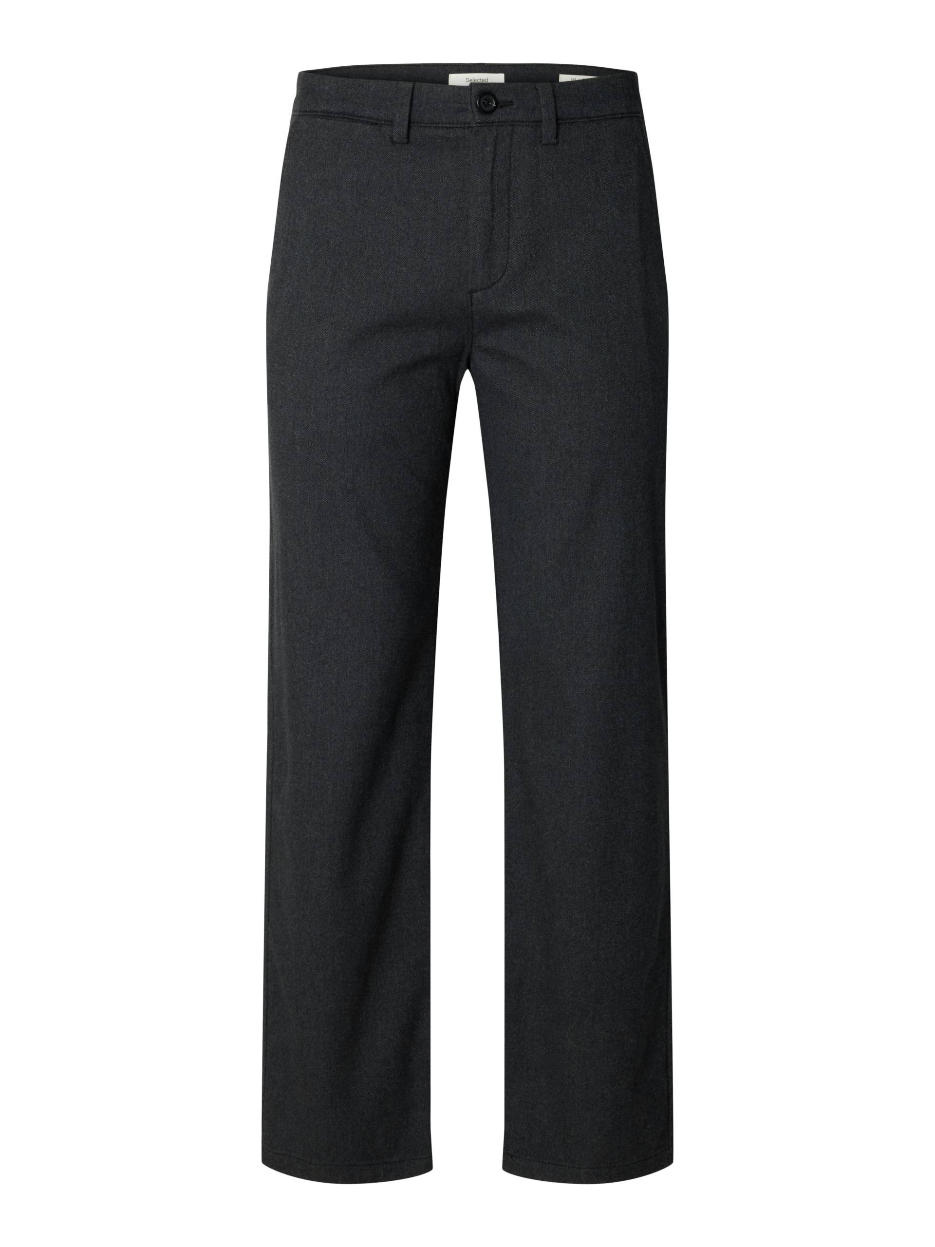 SELECTED MEN - SLH196-STRAIGHT MILES BRUSHED PANT NOOS dark grey - Gr. - 33/32 von SELECTED MEN